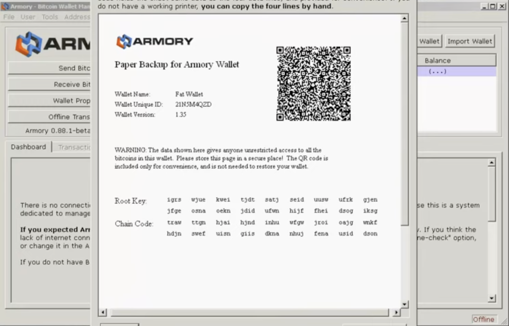 armory crypto wallet